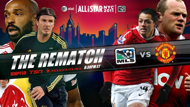Résumé vidéo MLS All Stars – Manchester United, 0 à 4 (28.07.2011, All Star Game de MLS)